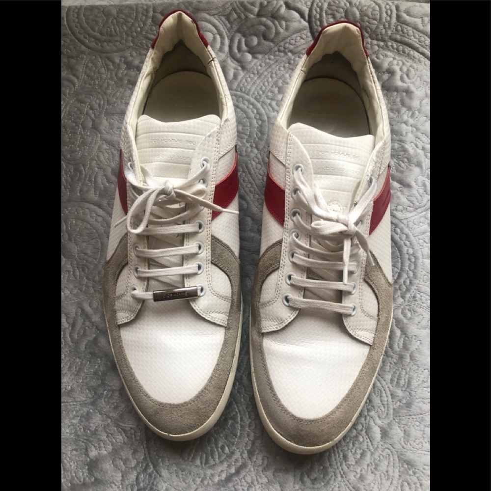 White and red Christian Dior sneakers